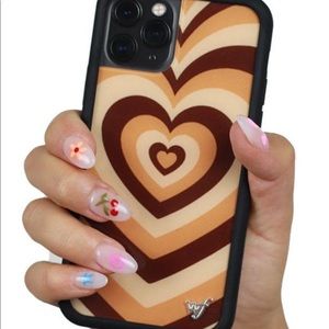 iPhone 11 wildflower latte phone case